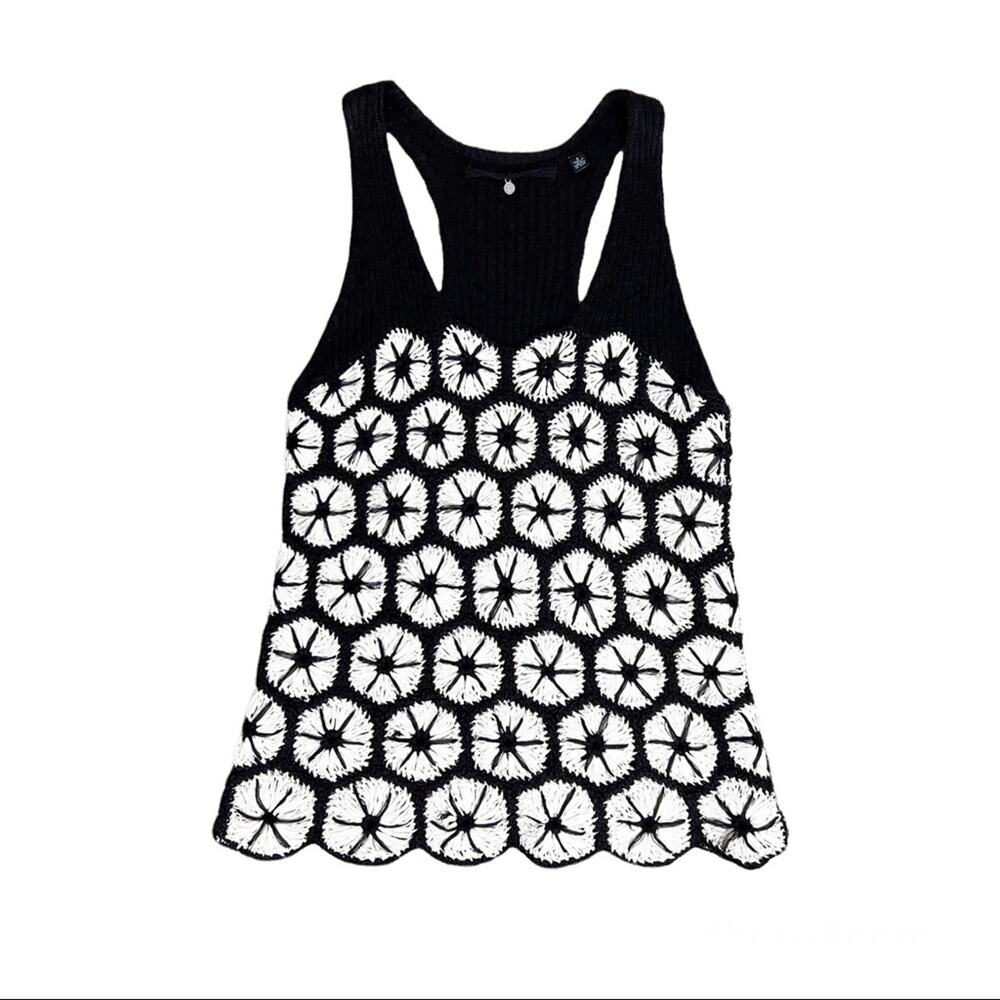 Anthropologie Knitted & Knotted Festival Sweater Tank Top